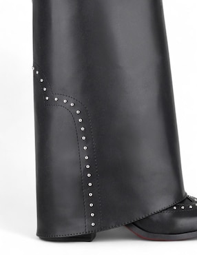 Bota abajo de la rodilla RBcollection de piel para mujer
