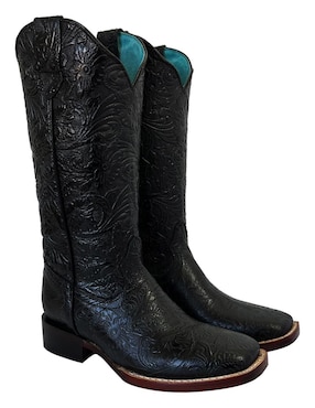 Bota cowboy media pierna Bdp Botas De Pedro de piel para mujer