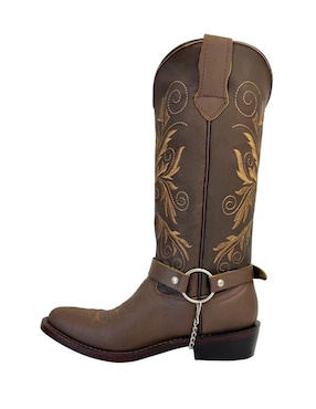 Bota cowboy media pierna Bdp Botas De Pedro de piel para mujer