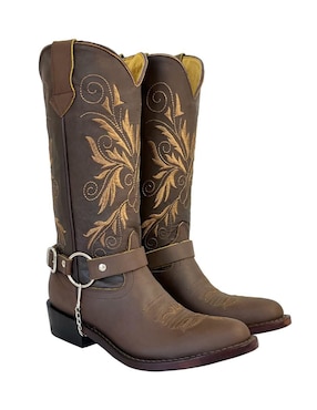 Bota cowboy media pierna Bdp Botas De Pedro de piel para mujer