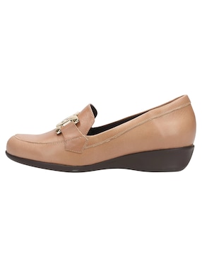 Mocasín Joyce de piel para mujer