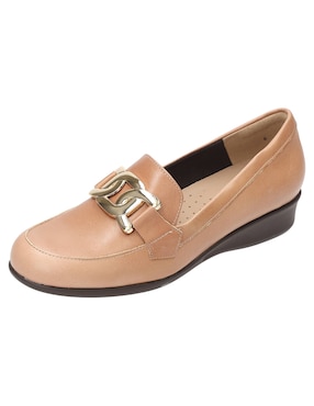 Mocasín Joyce de piel para mujer