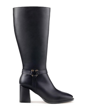 Bota rodilla Davenia de piel para mujer