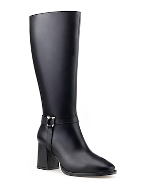 Bota rodilla Davenia de piel para mujer