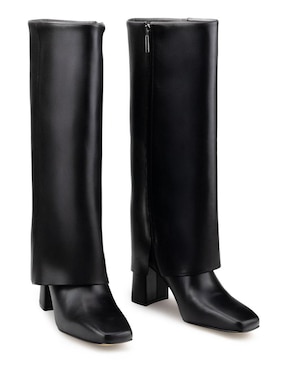 Bota abajo de la rodillaDavenia de piel para mujer