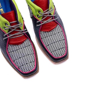 Zapato Altura Siete de piel para mujer
