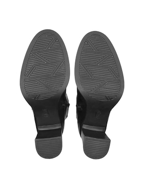 Bota abajo de la rodilla Flexi de piel para mujer