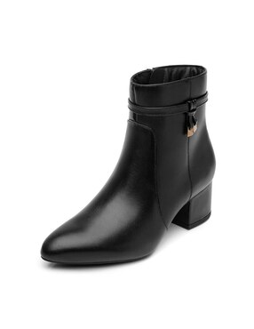 Bota arriba del tobillo Flexi de piel para mujer