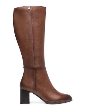 Bota arriba de la rodilla Flexi de piel para mujer