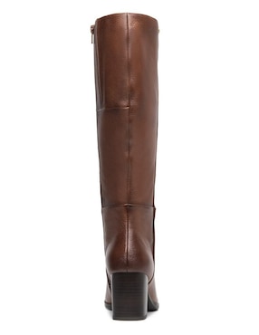 Bota arriba de la rodilla Flexi de piel para mujer