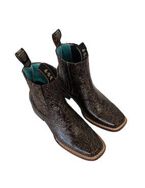 Botín arriba del tobillo Bdp Botas De Pedro de piel bovino para mujer