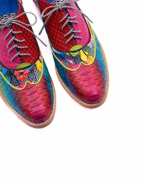 Zapato Altura Siete de piel para mujer