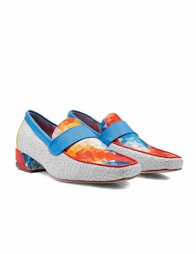 Zapato Altura Siete de piel para mujer