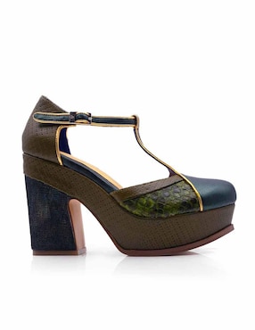 Zapatilla de piel Altura Siete