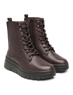 Bota arriba del tobillo Flexi de piel para mujer