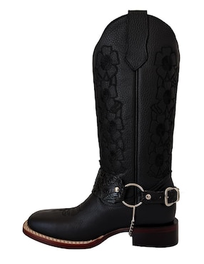 Bota cowboy media pierna Bdp Botas De Pedro de piel para mujer