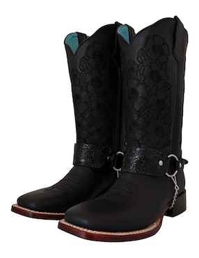 Bota cowboy media pierna Bdp Botas De Pedro de piel para mujer