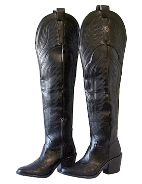 Bota cowboy arriba de la rodilla Kuali Shoes para mujer
