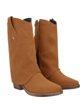 Bota cowboy arriba del tobillo Platonia Oklahoma de piel para mujer