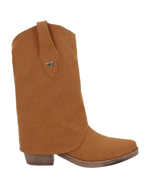 Bota cowboy arriba del tobillo Platonia Oklahoma de piel para mujer