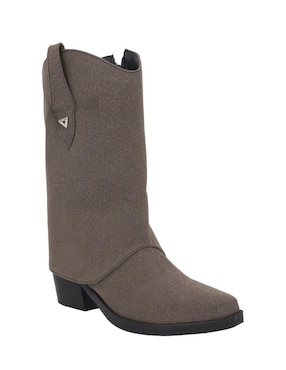 Bota cowboy arriba del tobillo Platonia Oklahoma de piel para mujer