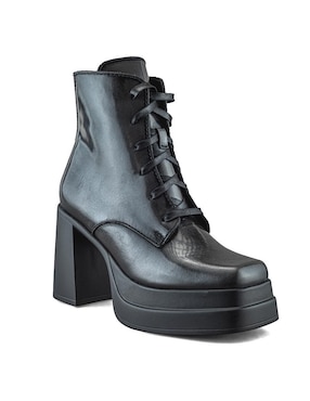 Bota arriba del tobillo Dasalo de piel para mujer