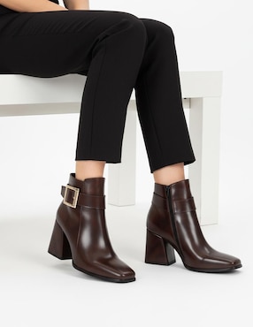 Botín al tobillo Kuali Shoes para mujer
