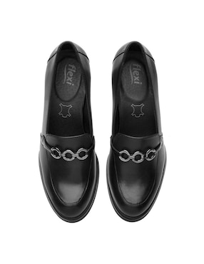Zapatilla de piel Flexi