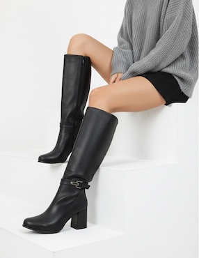 Bota a la rodilla Kuali Shoes para mujer