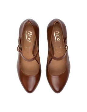 Zapatilla de piel Flexi