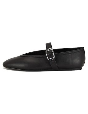 Balerina Nine West de piel para mujer
