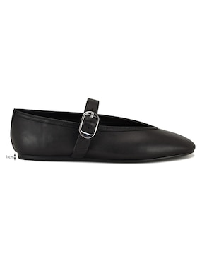 Balerina Nine West de piel para mujer