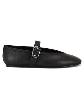 Balerina Nine West de piel para mujer