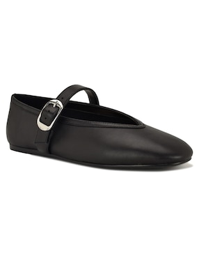 Balerina Nine West de piel para mujer