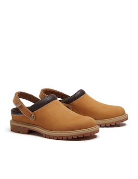 Zueco timberland premium de piel para mujer