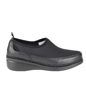 Mocasín Lobo Solo de piel para mujer