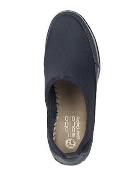 Mocasín Lobo Solo de piel para mujer