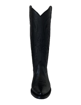 Bota cowboy abajo de la rodilla BDP Botas de Pedro de piel para mujer