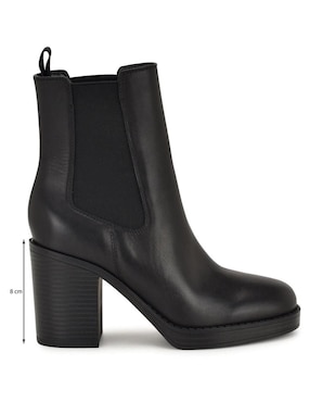 Botín arriba del tobillo Nine West de piel para mujer