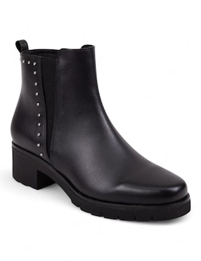Bota chelsea arriba del tobillo Manet Cleo de piel para mujer
