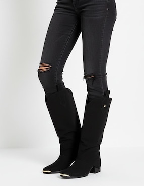 Bota abajo de la rodilla Kuali Shoes para mujer