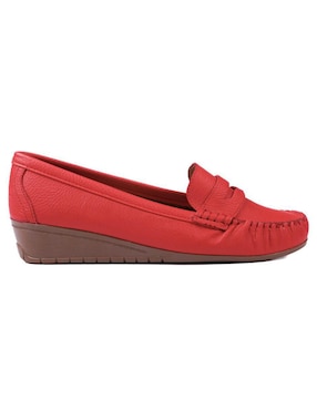 Mocasín Country Lane de piel para mujer