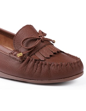 Mocasín Country Lane de piel para mujer