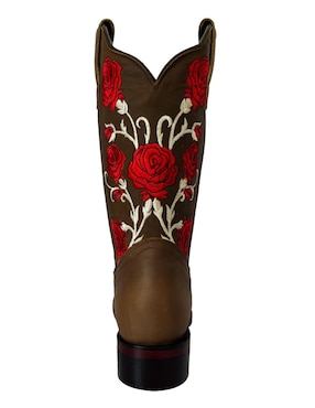 Bota cowboy media pierna BDP Botas De Pedro de piel para mujer
