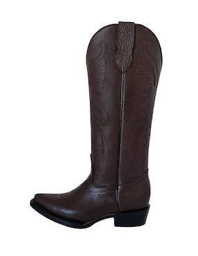 Bota cowboy abajo de la rodilla BDP Botas de Pedro de piel para mujer