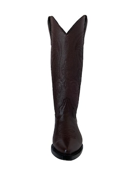 Bota cowboy abajo de la rodilla BDP Botas de Pedro de piel para mujer