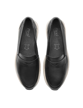 Mocasín Flexi de piel para mujer