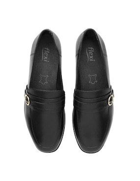 Mocasín Flexi de piel para mujer