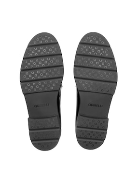 Mocasín Quirelli de piel para mujer