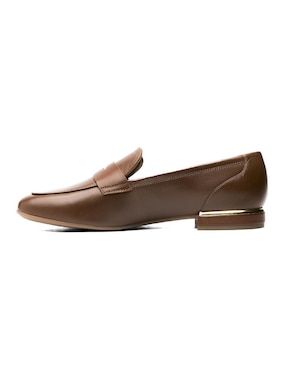 Mocasín Quirelli de piel para mujer